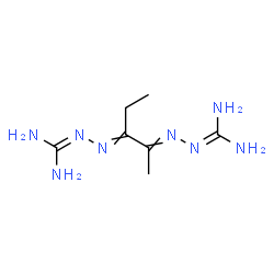 ChemSpider 2D Image | N'',N'''''-2,3-Pentanediylidenedicarbonohydrazonic diamide | C7H16N8