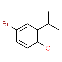 ChemSpider 2D Image | 4-Bromo-2-isopropylphenol | C9H11BrO