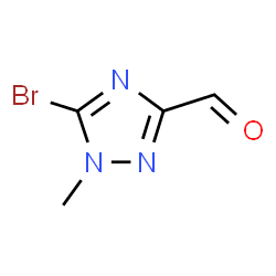 ChemSpider 2D Image | 5-Bromo-1-methyl-1H-1,2,4-triazole-3-carbaldehyde | C4H4BrN3O
