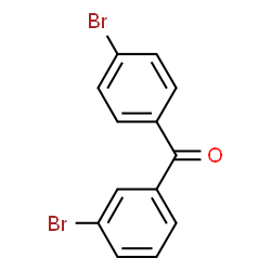 ChemSpider 2D Image | (3-Bromophenyl)(4-bromophenyl)methanone | C13H8Br2O