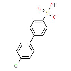 ChemSpider 2D Image | 4'-Chloro-4-biphenylsulfonic acid | C12H9ClO3S