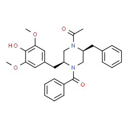 ChemSpider 2D Image | chrysosporazine P | C29H32N2O5