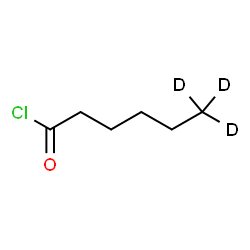 ChemSpider 2D Image | (6,6,6-~2~H_3_)Hexanoyl chloride | C6H8D3ClO