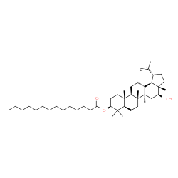 ChemSpider 2D Image | (3beta,16beta)-16-Hydroxylup-20(29)-en-3-yl myristate | C44H76O3