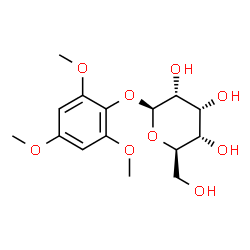 ChemSpider 2D Image | 2,4,6-Trimethoxyphenyl beta-D-allopyranoside | C15H22O9