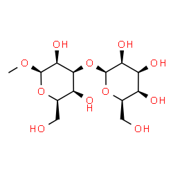 ChemSpider 2D Image | Methyl 3-O-beta-D-talopyranosyl-beta-D-talopyranoside | C13H24O11