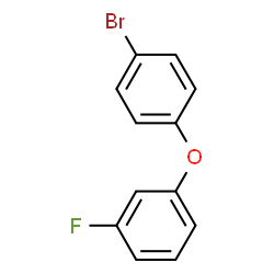ChemSpider 2D Image | 1-(4-Bromophenoxy)-3-fluorobenzene | C12H8BrFO