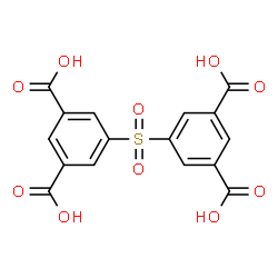 ChemSpider 2D Image | 5,5'-Sulfonyldiisophthalic acid | C16H10O10S