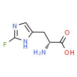 ChemSpider 2D Image | 2-Fluoro-D-histidine | C6H8FN3O2