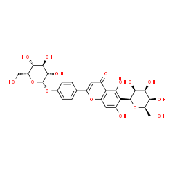 ChemSpider 2D Image | (6S)-2,6-Anhydro-6-{5,7-dihydroxy-2-[4-(beta-D-idopyranosyloxy)phenyl]-4-oxo-4H-chromen-6-yl}-D-altritol | C27H30O15