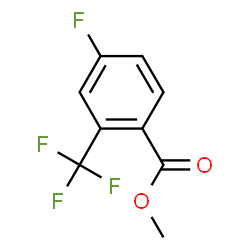 ChemSpider 2D Image | Methyl 4-fluoro-2-(trifluoromethyl)benzoate | C9H6F4O2