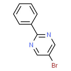 ChemSpider 2D Image | 5-Bromo-2-phenylpyrimidine | C10H7BrN2