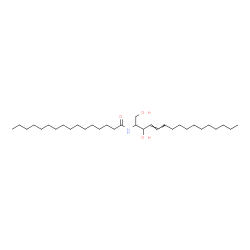 ChemSpider 2D Image | N-[(4E)-1,3-Dihydroxy-4-hexadecen-2-yl]hexadecanamide | C32H63NO3