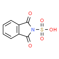 ChemSpider 2D Image | 1,3-Dioxo-1,3-dihydro-2H-isoindole-2-sulfonic acid | C8H5NO5S