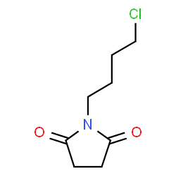 ChemSpider 2D Image | 1-(4-Chlorobutyl)-2,5-pyrrolidinedione | C8H12ClNO2