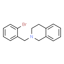 ChemSpider 2D Image | 2-(2-Bromobenzyl)-1,2,3,4-tetrahydroisoquinoline | C16H16BrN