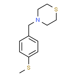 ChemSpider 2D Image | 4-[4-(Methylsulfanyl)benzyl]thiomorpholine | C12H17NS2