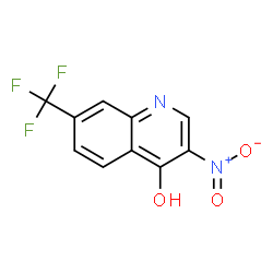 ChemSpider 2D Image | 3-Nitro-7-(trifluoromethyl)-4-quinolinol | C10H5F3N2O3