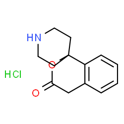 ChemSpider 2D Image | spiro[isochroman-1,4'-piperidin]-3-one hydrochloride | C13H16ClNO2