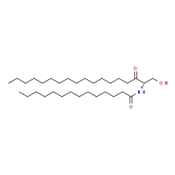 ChemSpider 2D Image | N-[(2S)-1-Hydroxy-3-oxo-2-octadecanyl]tetradecanamide | C32H63NO3
