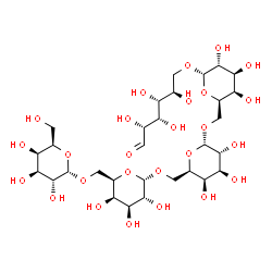 ChemSpider 2D Image | alpha-D-Galactopyranosyl-(1->6)-alpha-D-galactopyranosyl-(1->6)-alpha-D-galactopyranosyl-(1->6)-alpha-D-galactopyranosyl-(1->6)-D-glucose | C30H52O26