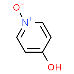 ChemSpider 2D Image | 4-Pyridinol 1-oxide | C5H5NO2