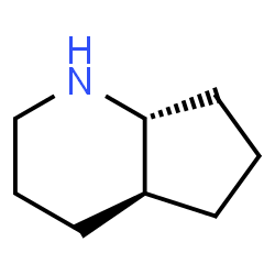 ChemSpider 2D Image | (4aS,7aR)-Octahydro-1H-cyclopenta[b]pyridine | C8H15N