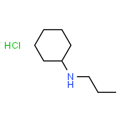 ChemSpider 2D Image | N-Propylcyclohexanaminium chloride | C9H20ClN