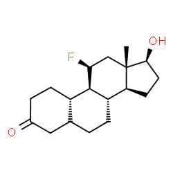 ChemSpider 2D Image | (11beta,17beta)-11-Fluoro-17-hydroxyestran-3-one | C18H27FO2