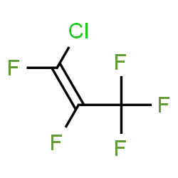 ChemSpider 2D Image | (1E)-1-Chloro-1,2,3,3,3-pentafluoro-1-propene | C3ClF5