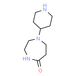 ChemSpider 2D Image | 1-(4-Piperidinyl)-1,4-diazepan-5-one | C10H19N3O
