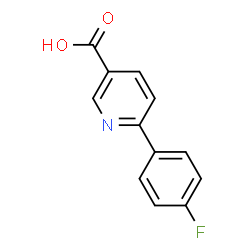 ChemSpider 2D Image | 6-(4-Fluorophenyl)nicotinic acid | C12H8FNO2