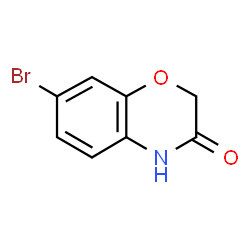 ChemSpider 2D Image | 7-Bromo-2H-1,4-benzoxazin-3(4H)-one | C8H6BrNO2