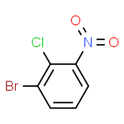 ChemSpider 2D Image | 1-Bromo-2-chloro-3-nitrobenzene | C6H3BrClNO2