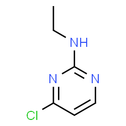 ChemSpider 2D Image | 4-Chloro-N-ethyl-2-pyrimidinamine | C6H8ClN3