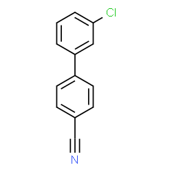 ChemSpider 2D Image | 4-(3-CHLOROPHENYL)BENZONITRILE | C13H8ClN