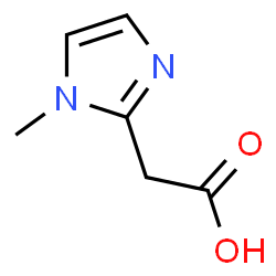 ChemSpider 2D Image | (1-Methyl-1H-imidazol-2-yl)acetic acid | C6H8N2O2