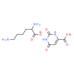 ChemSpider 2D Image | Lysine orotate | C11H18N4O6