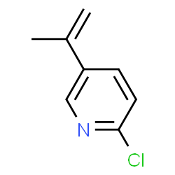 ChemSpider 2D Image | 2-Chloro-5-isopropenylpyridine | C8H8ClN