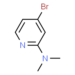 ChemSpider 2D Image | 4-Bromo-N,N-dimethyl-2-pyridinamine | C7H9BrN2