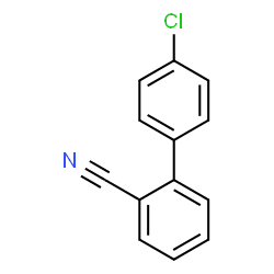 ChemSpider 2D Image | 2-(4-CHLOROPHENYL)BENZONITRILE | C13H8ClN
