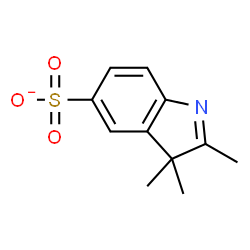 ChemSpider 2D Image | 2,3,3-Trimethyl-3H-indole-5-sulfonate | C11H12NO3S