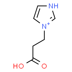 ChemSpider 2D Image | 3-(2-Carboxyethyl)-1H-imidazol-3-ium | C6H9N2O2