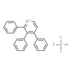 ChemSpider 2D Image | 2,3,4-Triphenylpyrylium tetrafluoroborate | C23H17BF4O