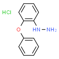 ChemSpider 2D Image | (2-PHENOXY-PHENYL)-HYDRAZINE HYDROCHLORIDE | C12H13ClN2O
