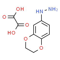 ChemSpider 2D Image | (2,3-Dihydrobenzo[b][1,4]dioxin-6-yl)hydrazine oxalate | C10H12N2O6