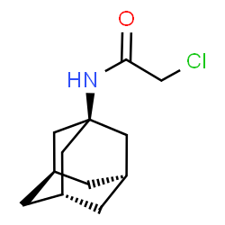 ChemSpider 2D Image | N-[(3s,5s,7s)-Adamantan-1-yl]-2-chloroacetamide | C12H18ClNO