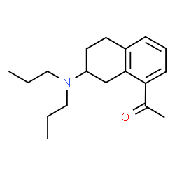 ChemSpider 2D Image | 8-Acetyl-2-(dipropylamino)tetralin | C18H27NO