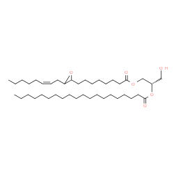 ChemSpider 2D Image | (2S)-1-Hydroxy-3-[(8-{3-[(2Z)-2-octen-1-yl]-2-oxiranyl}octanoyl)oxy]-2-propanyl icosanoate | C41H76O6