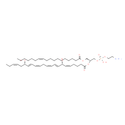 ChemSpider 2D Image | (7Z,21R)-27-Amino-24-hydroxy-24-oxido-18-oxo-19,23,25-trioxa-24lambda~5~-phosphaheptacos-7-en-21-yl (5Z,7R,8E,10Z,13Z,15E,17S,19Z)-7,17-dihydroxy-5,8,10,13,15,19-docosahexaenoate | C45H76NO10P